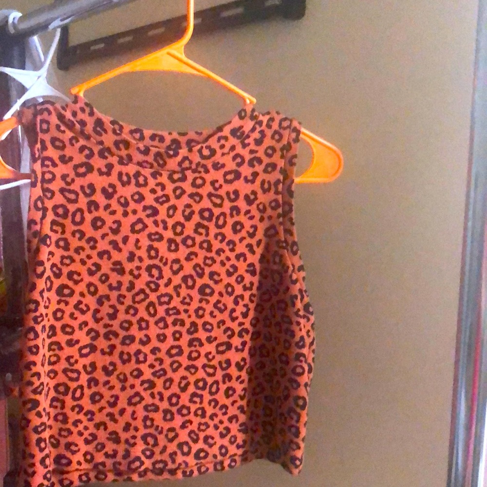 Cheetah Print Vest